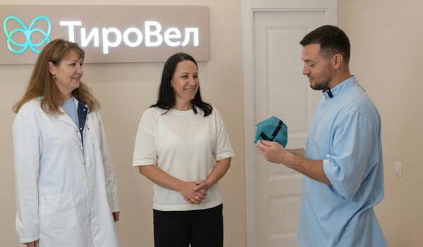 Специалисты клиники КРЭДО успешно провели радиочастотную абляцию щитовидной железы в Санкт-Петербурге